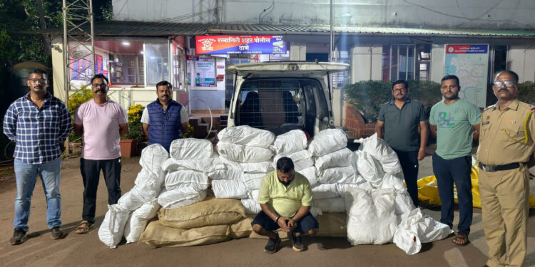 गुटखासाठा बाळगणारा कोल्हापुरातील एकजण अटक, ६.७७ लाखांचा मुद्देमाल जप्त