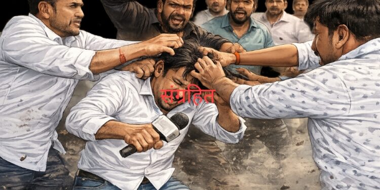 पत्रकार हल्ल्यातील संबंधित भाजपचे पदाधिकारी?