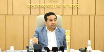 भगवती बंदर येथे क्रुझ टर्मिनल उभारणीला गती देणार : मंत्री नितेश राणे