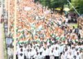 रत्नागिरीत अवतरला देशभक्तीचा तिरंगी महासागर!