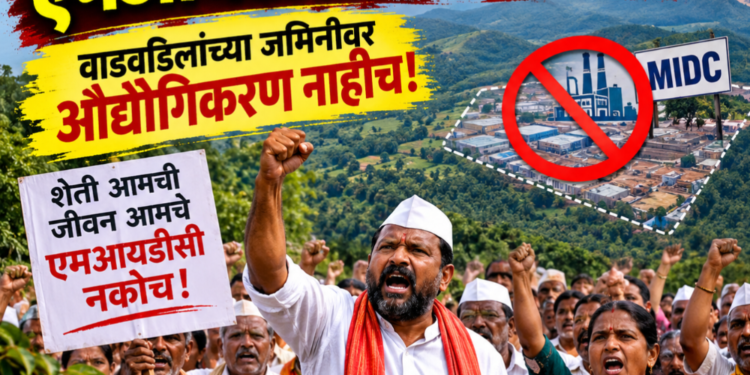 वाडवडिलांच्या जमिनीवर एमआयडीसीचा घाला खपवून घेणार नाही : वाटद ग्रामस्थ आक्रमक